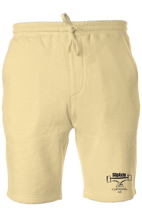 Truck graphic fleece shorts